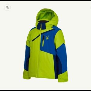 Spyder Neon Yellow and Gray Jacket